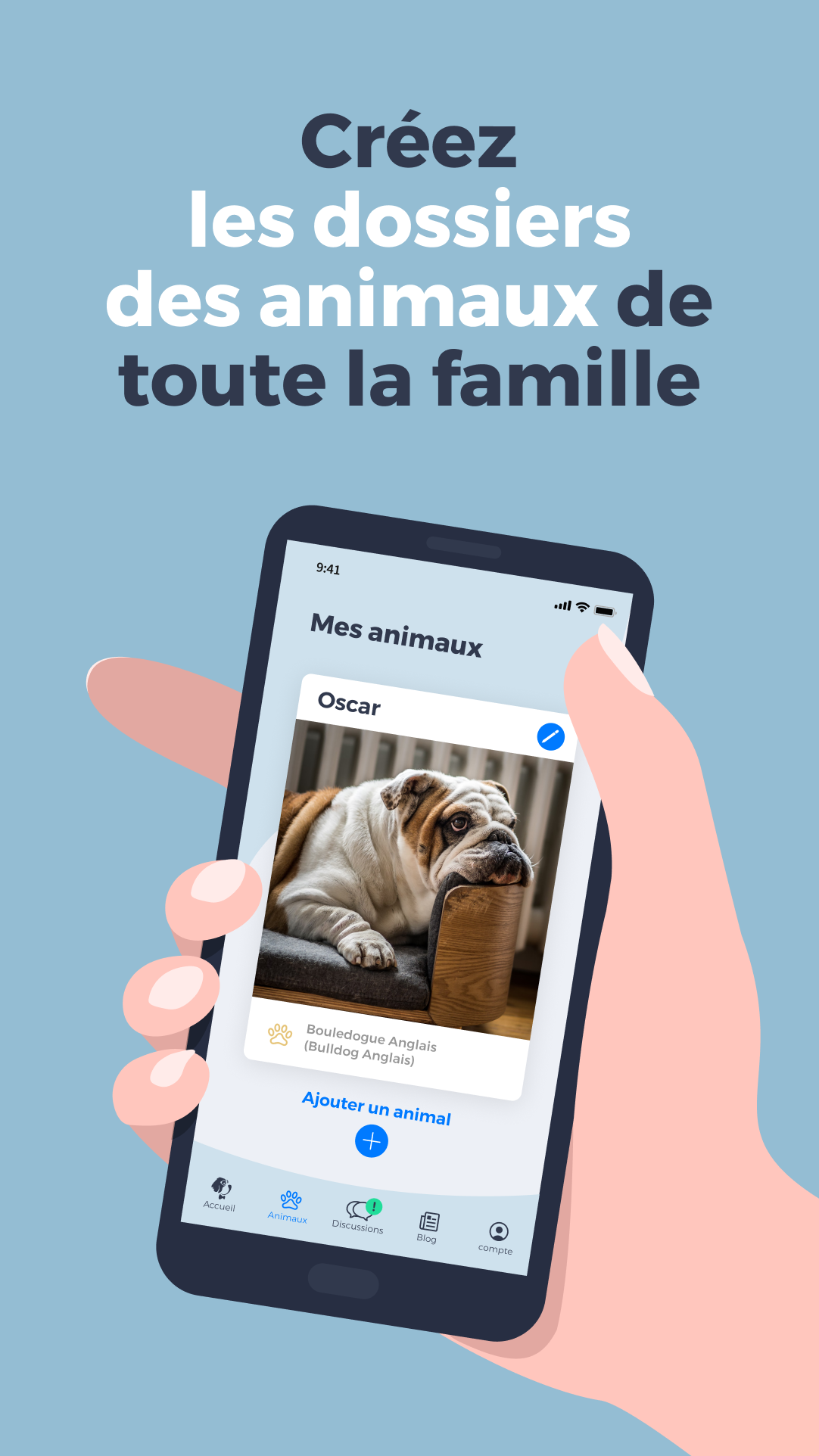 Écran de l’application DrMilou — vue 2