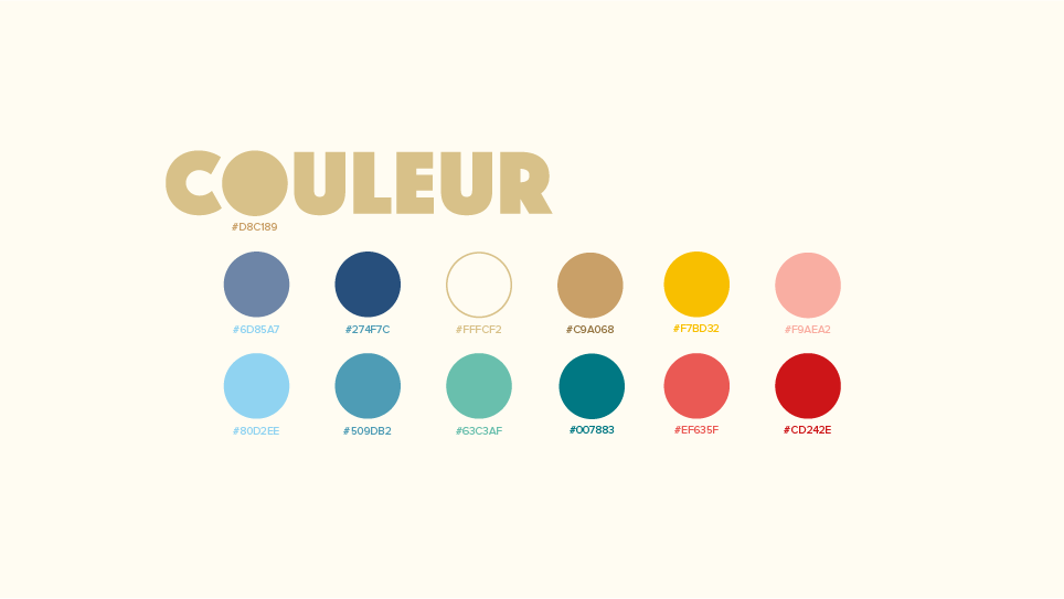 Palette de couleurs de Troisième Lieu